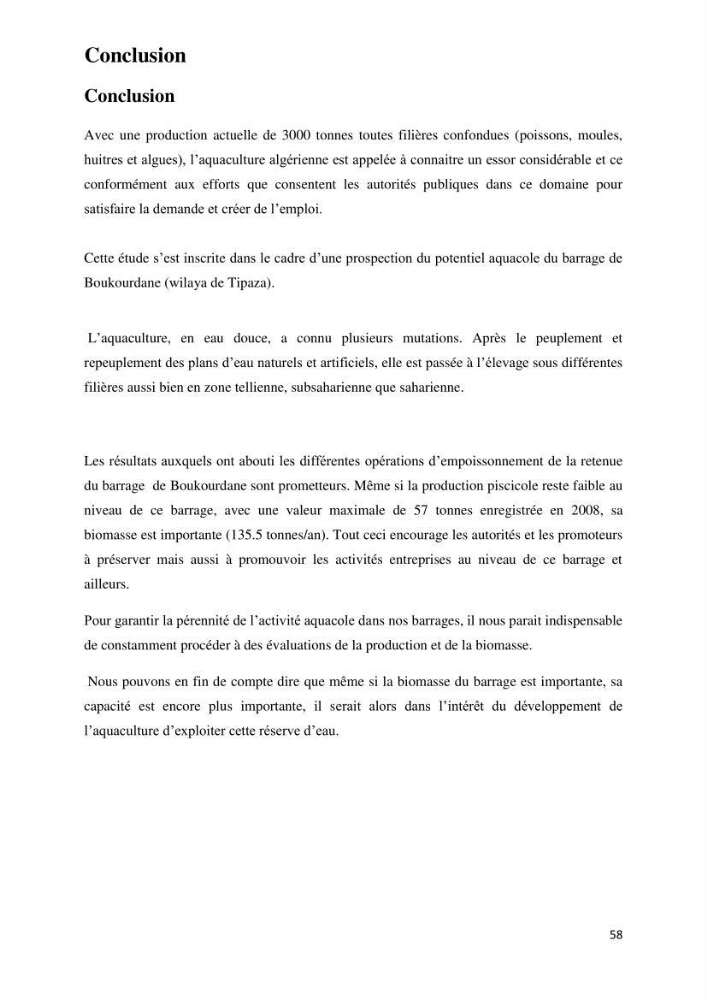 Evaluation des ressources piscicoles d\'un plan d\'eau