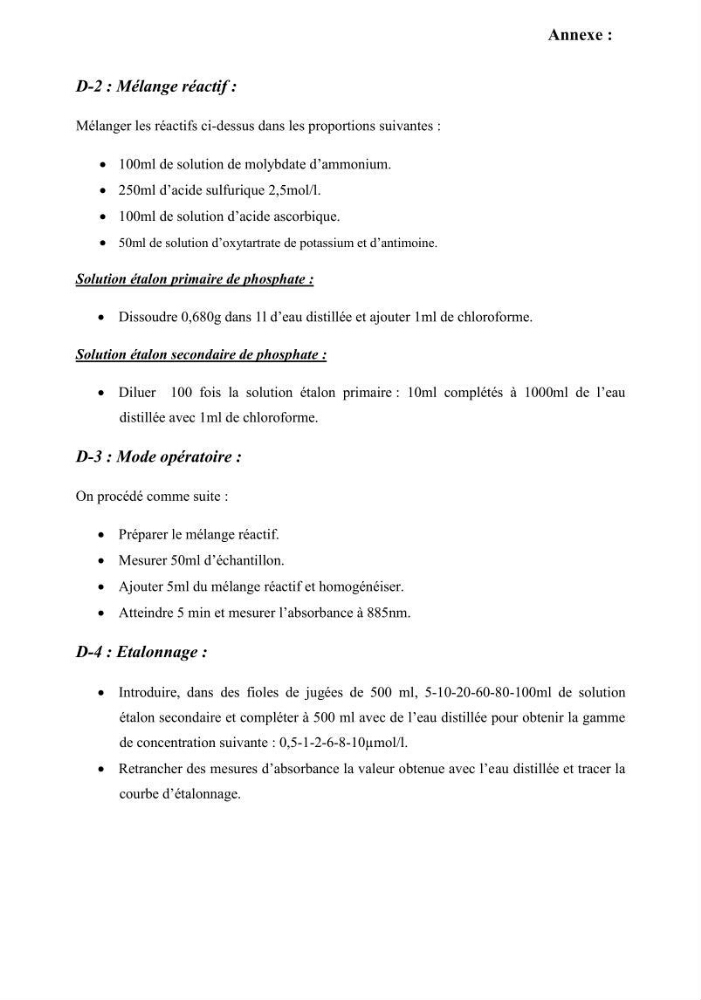 Qualité des eaux au niveau des principaux oueds du littoral Algérois