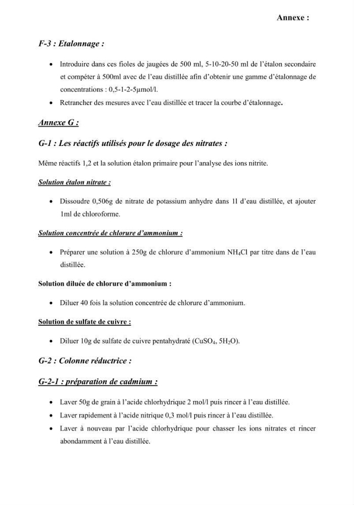 Qualité des eaux au niveau des principaux oueds du littoral Algérois