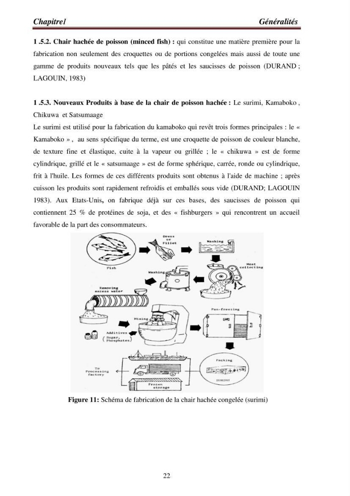 Contribution à la valorisation de la carpe chinoise Aristichthys nobilis (Richardson,1845) et l\'évaluation de la qualité des produits transformés: