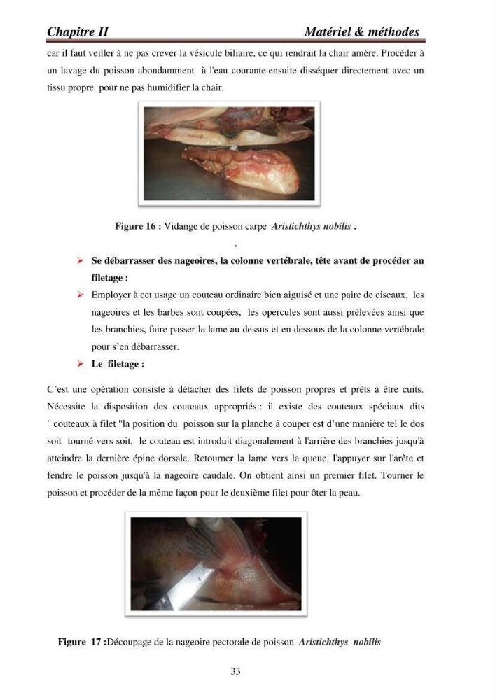 Contribution à la valorisation de la carpe chinoise Aristichthys nobilis (Richardson,1845) et l\'évaluation de la qualité des produits transformés:
