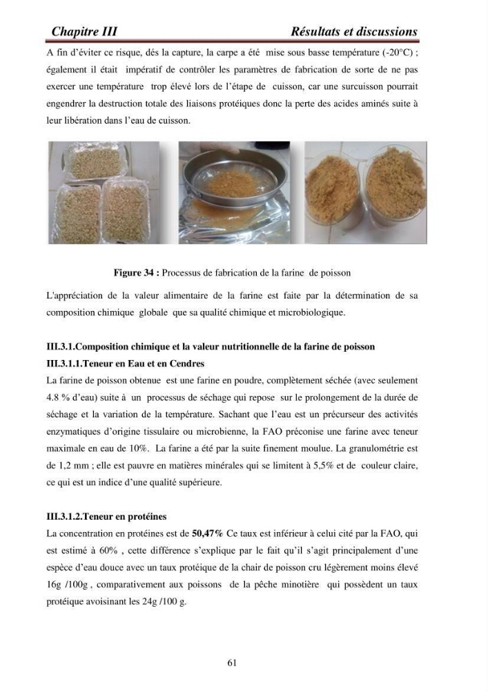 Contribution à la valorisation de la carpe chinoise Aristichthys nobilis (Richardson,1845) et l\'évaluation de la qualité des produits transformés: