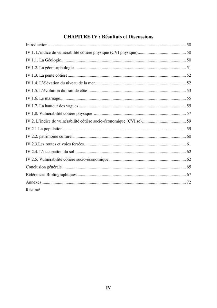 Calcul de l\'indice de vulnérabilité côtière de la baie d\'El Djamila:
