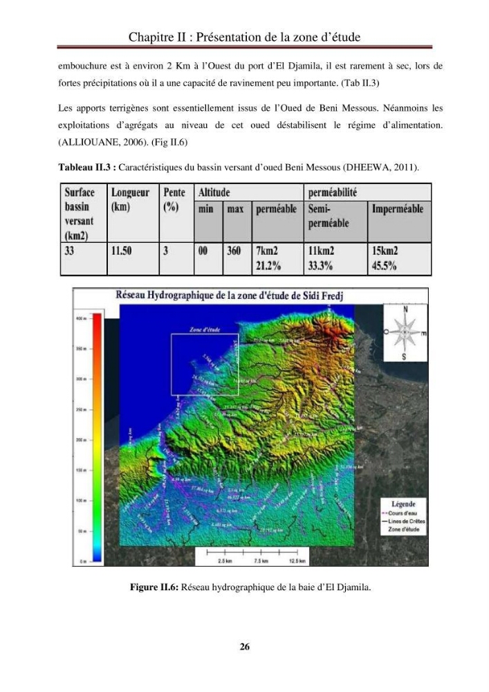 Calcul de l\'indice de vulnérabilité côtière de la baie d\'El Djamila: