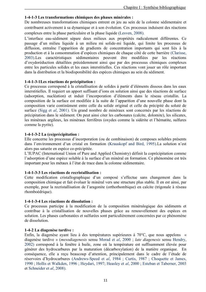 Les métaux traces dans les sédiments de la baie de Bou-Ismail
