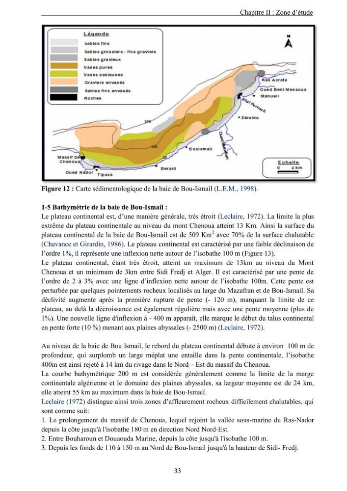 Les métaux traces dans les sédiments de la baie de Bou-Ismail
