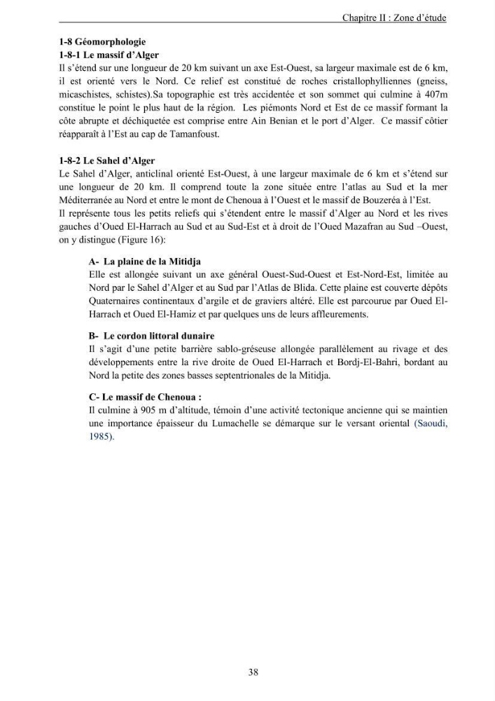 Les métaux traces dans les sédiments de la baie de Bou-Ismail