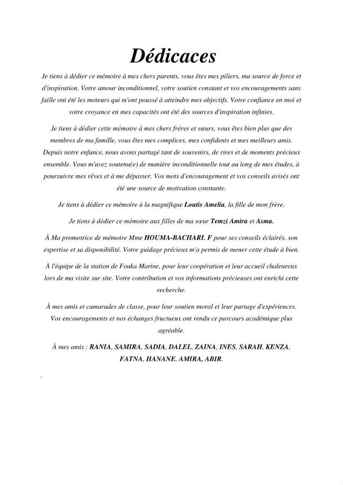 Etude de procédés et suivi du processus de dessalement des eaux de mer cas station Fouka marine