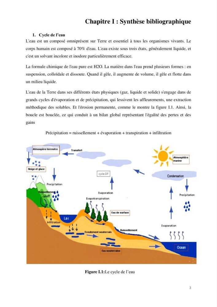 Etude de procédés et suivi du processus de dessalement des eaux de mer cas station Fouka marine