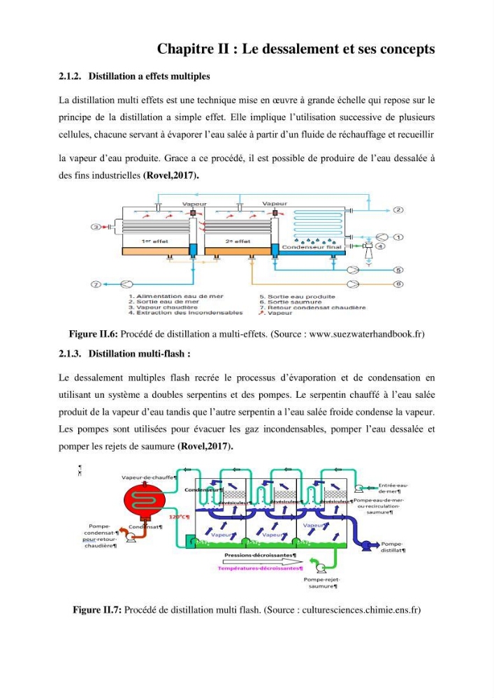 Etude de procédés et suivi du processus de dessalement des eaux de mer cas station Fouka marine