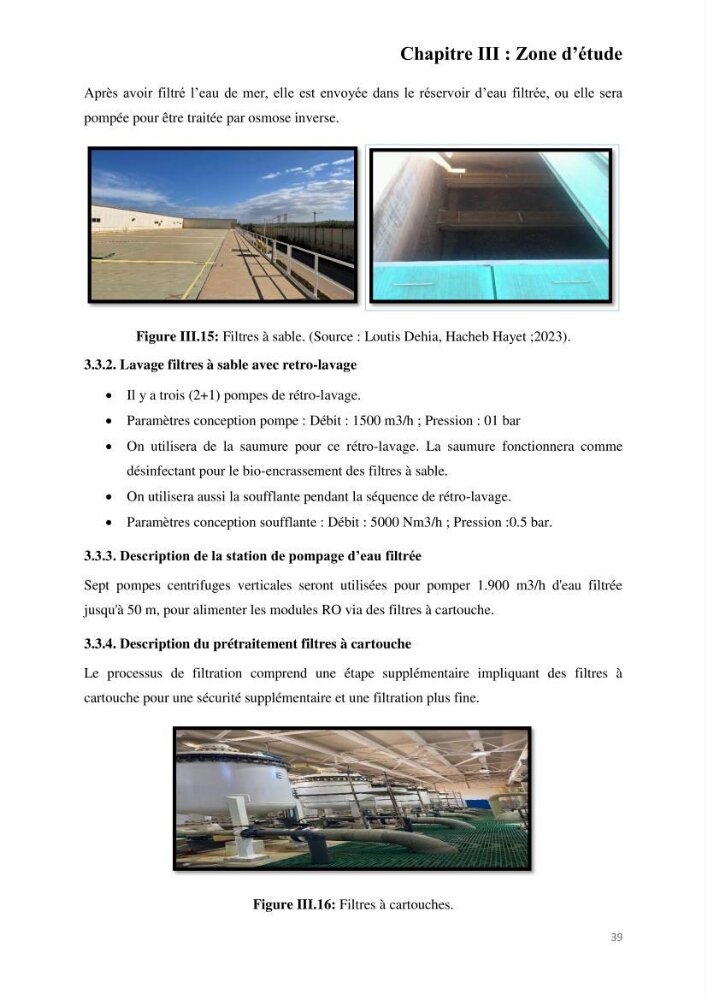Etude de procédés et suivi du processus de dessalement des eaux de mer cas station Fouka marine