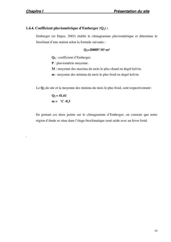 Suivi technique de la conception d\'une écoloserie mobile pour poissons d\'eau douce à Ouricia (W de Sétif)