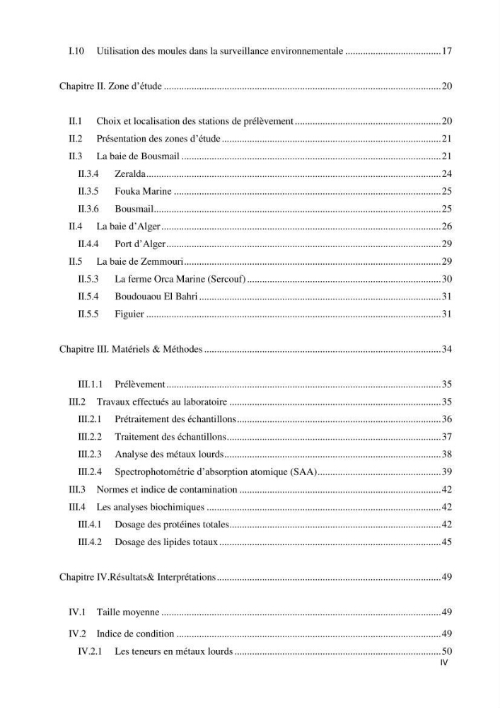 Bioaccumulation des métaux traces chez les moules de la côte algéroise: