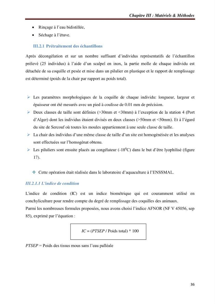 Bioaccumulation des métaux traces chez les moules de la côte algéroise: