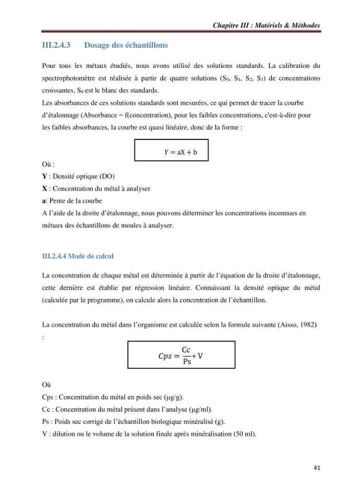 Bioaccumulation des métaux traces chez les moules de la côte algéroise: