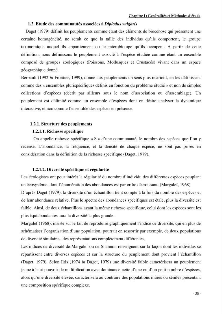 Utilisation du sar à tête noire (diplodus vulgaris, Geoffroy St Hilaire, 1817) comme modèle bio-indicateur dans la région d\'alger: comportement, gestion et surveillance