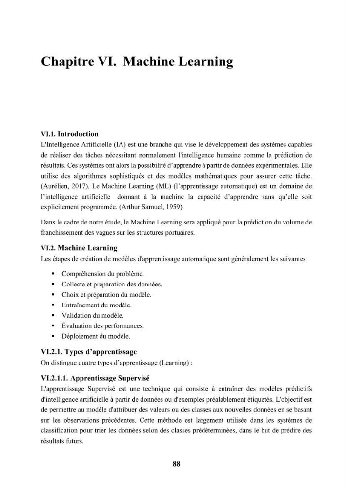 Modélisation des effets de la houle sur la stabilité et franchissement des ouvrages maritimes