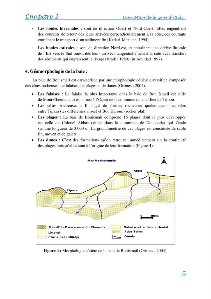 Impact des eaux usées et des embouchures des oueds sur la qualité des eaux de la baie de BouIsmail: