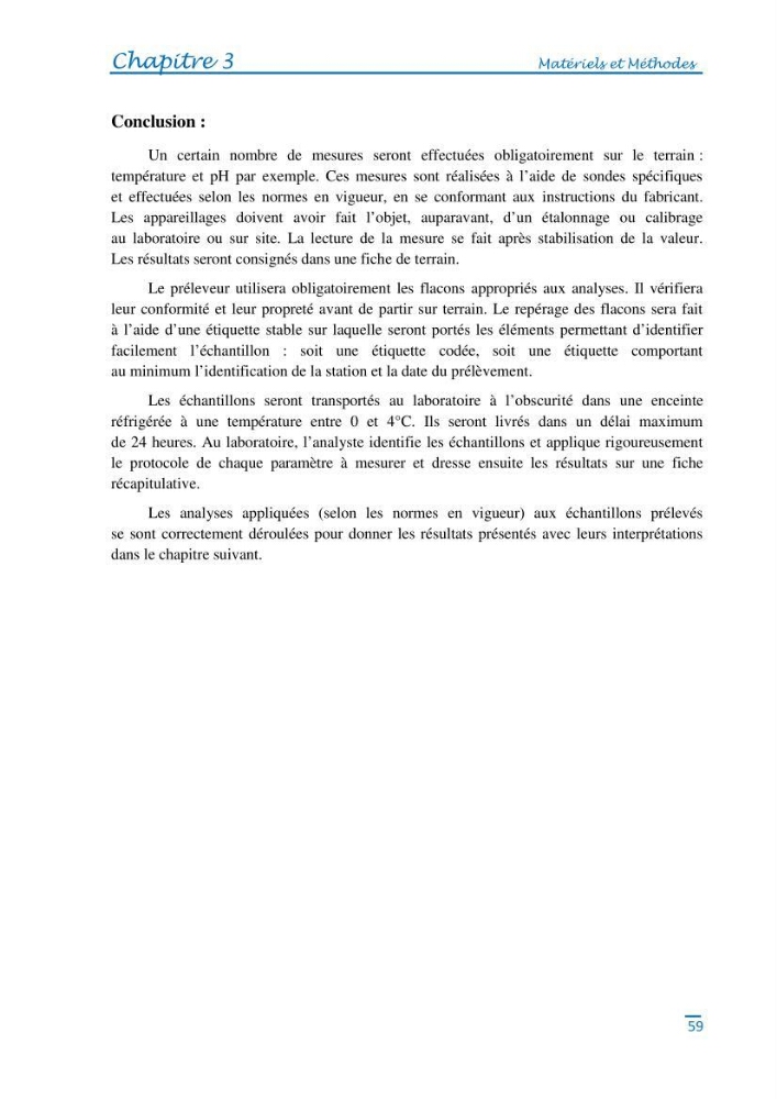 Impact des eaux usées et des embouchures des oueds sur la qualité des eaux de la baie de BouIsmail: