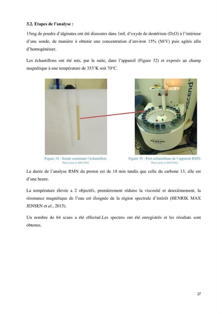 Extraction et purification des alginates à partir d\'une source marine \' algues brunes\' aux possibilités industrielles