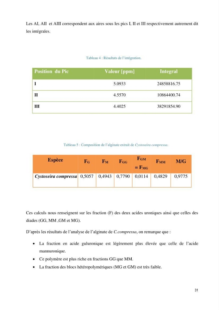 Extraction et purification des alginates à partir d\'une source marine \' algues brunes\' aux possibilités industrielles