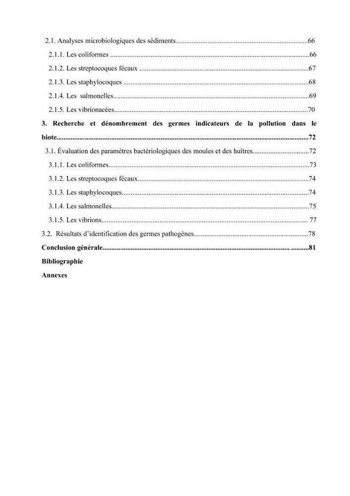 Contribution à l’évaluation de la qualité environmental d’une ferme aquacole: