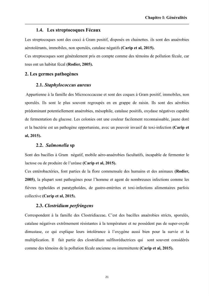 Contribution à l’évaluation de la qualité environmental d’une ferme aquacole: