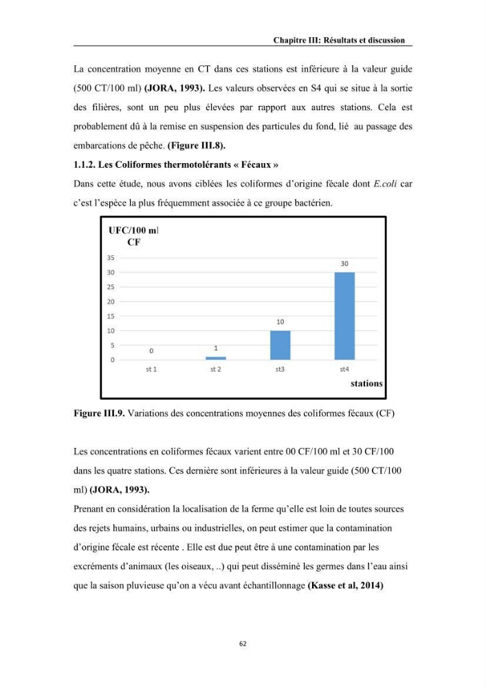 Contribution à l’évaluation de la qualité environmental d’une ferme aquacole: