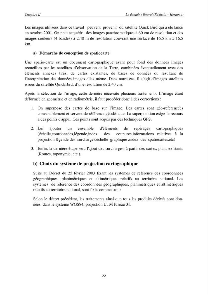 Contribution méthodologique au bilan-diagnostic du \" plan GIZC de Réghaia \"