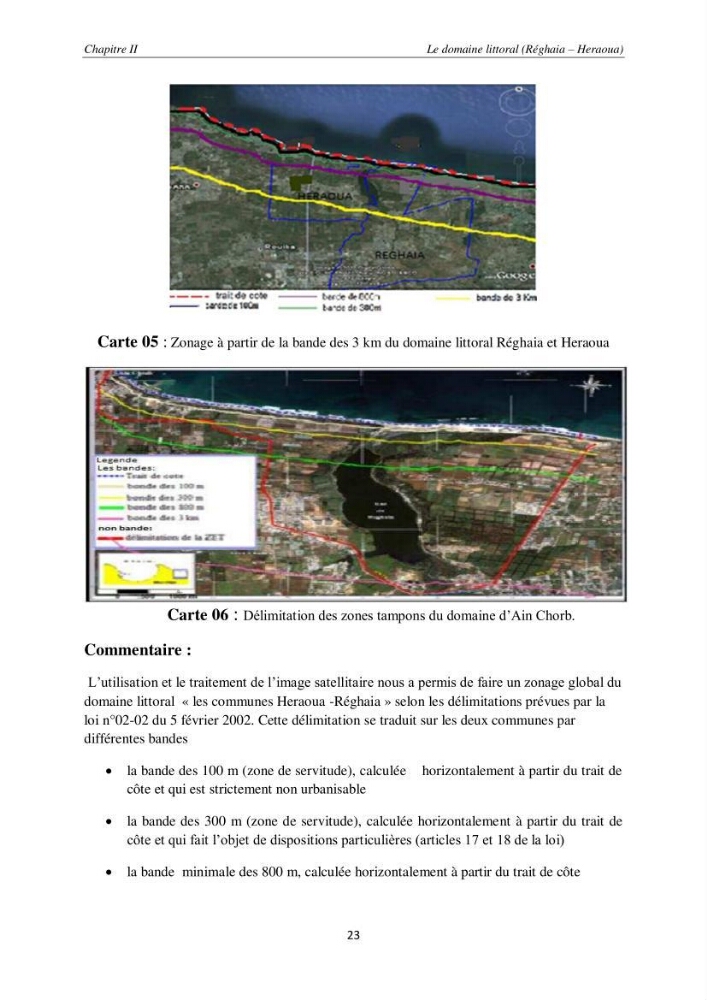 Contribution méthodologique au bilan-diagnostic du \" plan GIZC de Réghaia \"