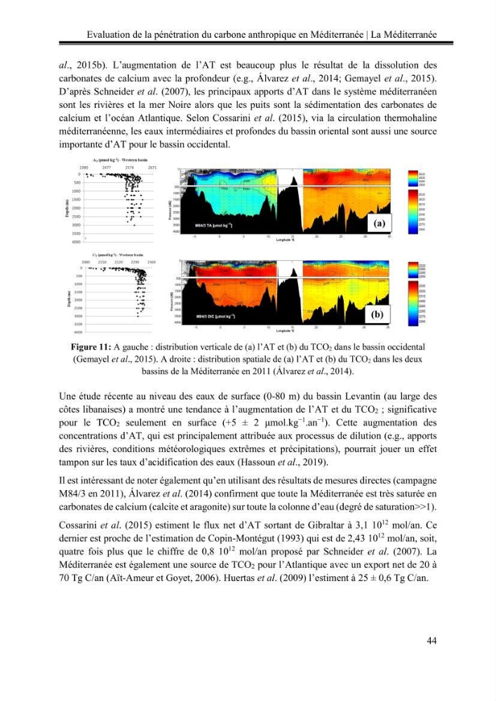 Pénétration du carbone anthropique en Méditerranée occidentale: étude de l’acidification des eaux marines