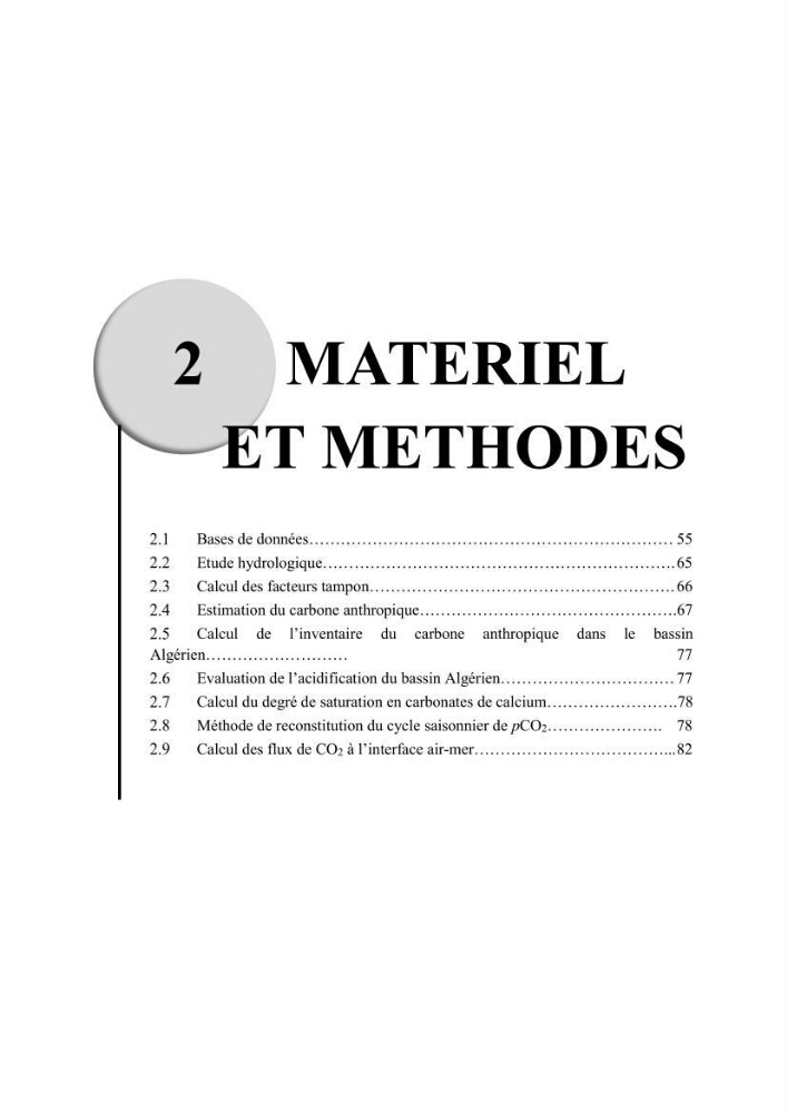 Pénétration du carbone anthropique en Méditerranée occidentale: étude de l’acidification des eaux marines