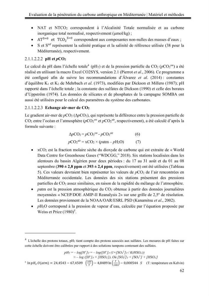 Pénétration du carbone anthropique en Méditerranée occidentale: étude de l’acidification des eaux marines