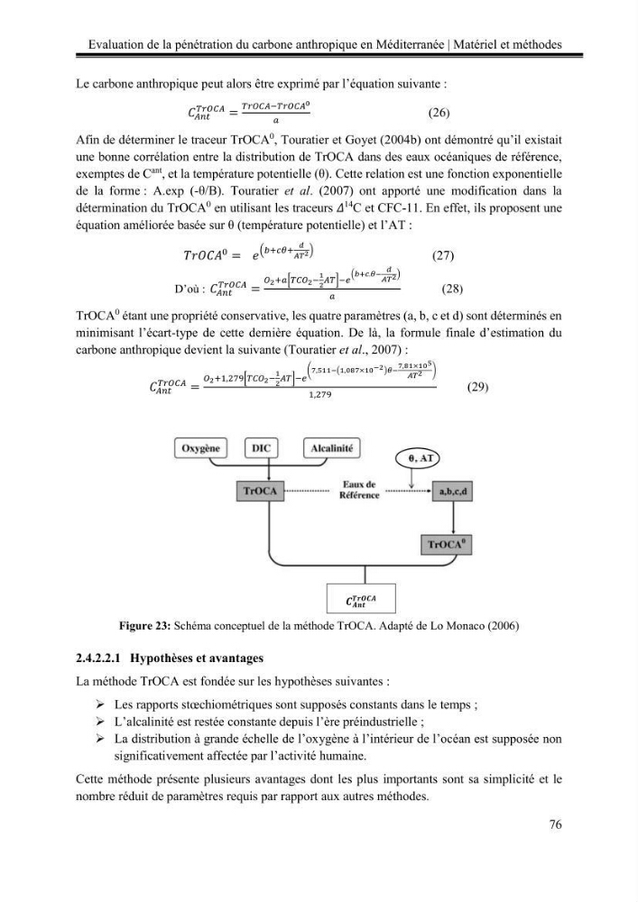 Pénétration du carbone anthropique en Méditerranée occidentale: étude de l’acidification des eaux marines