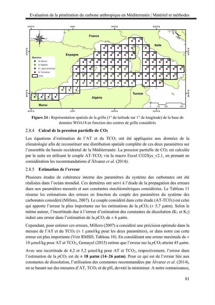 Pénétration du carbone anthropique en Méditerranée occidentale: étude de l’acidification des eaux marines