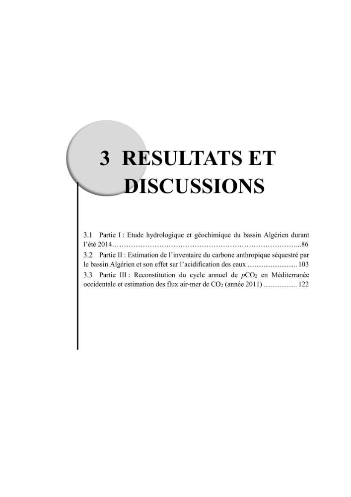 Pénétration du carbone anthropique en Méditerranée occidentale: étude de l’acidification des eaux marines