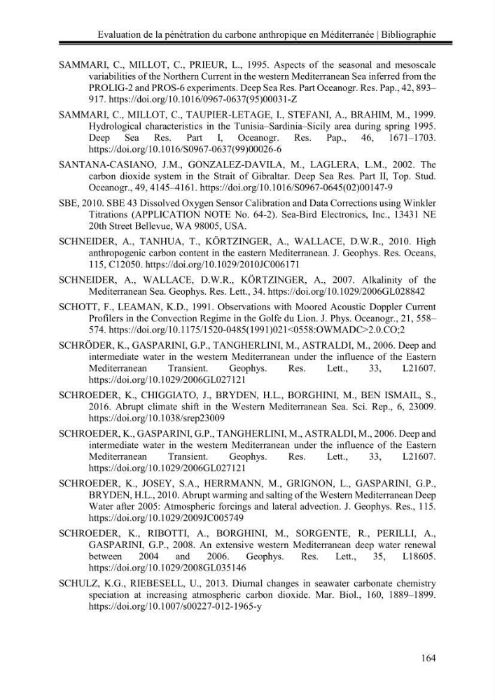 Pénétration du carbone anthropique en Méditerranée occidentale: étude de l’acidification des eaux marines