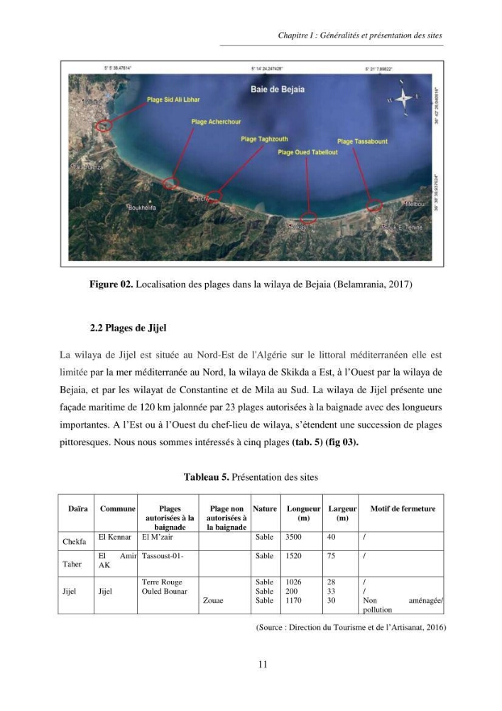 Structure et impacts des macro-déchets au niveau de la zone côtière Algérienjne