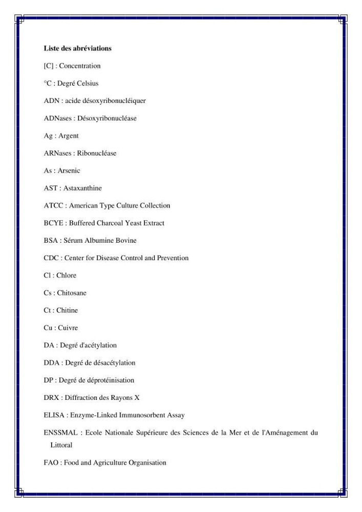 Valorisation biotechnologique des coproduits de crustacés: étude de l’efficacité du traitement avec du chitosane et de l’irradiation UV dans l’élimination de Legionella pneumophila
