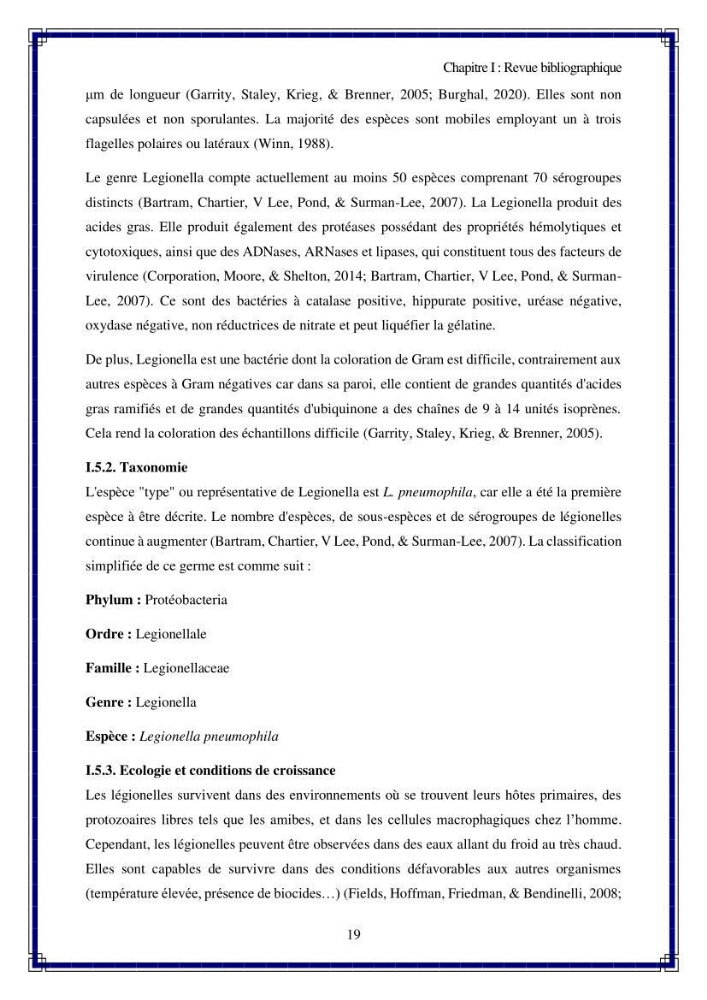Valorisation biotechnologique des coproduits de crustacés: étude de l’efficacité du traitement avec du chitosane et de l’irradiation UV dans l’élimination de Legionella pneumophila