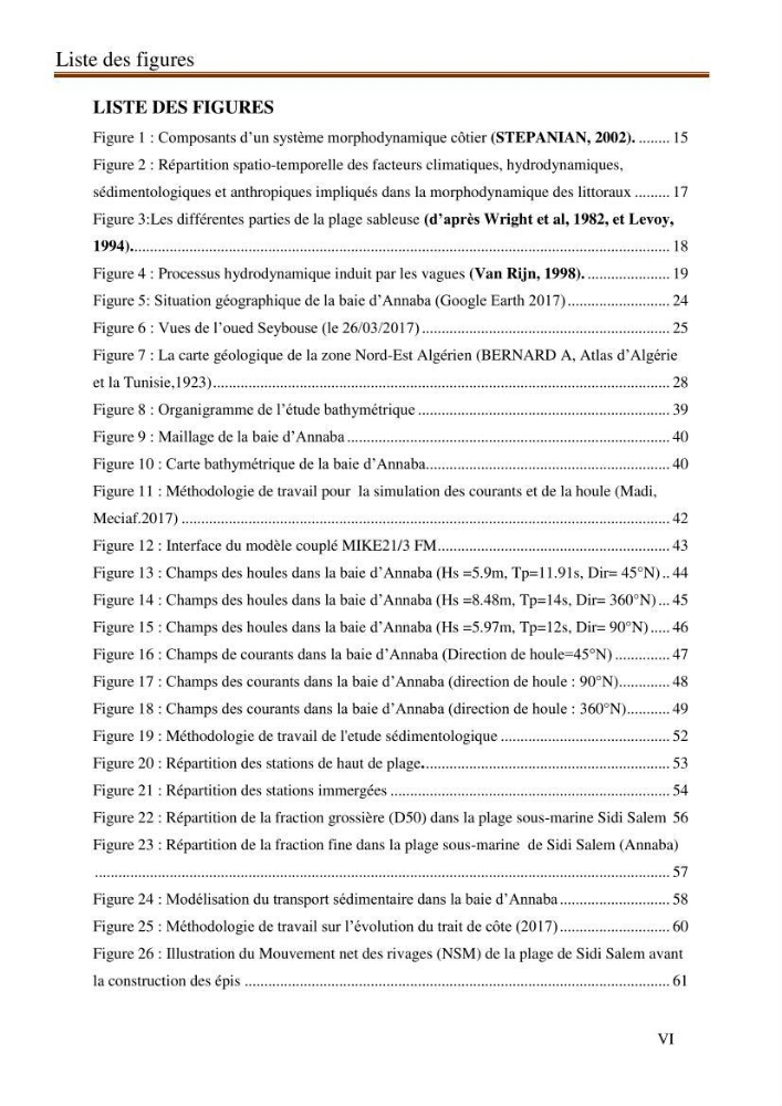Contribution a la connaissance de la morphologie et de la dynamique sedimentaire du littoral Est de l\'Algerie