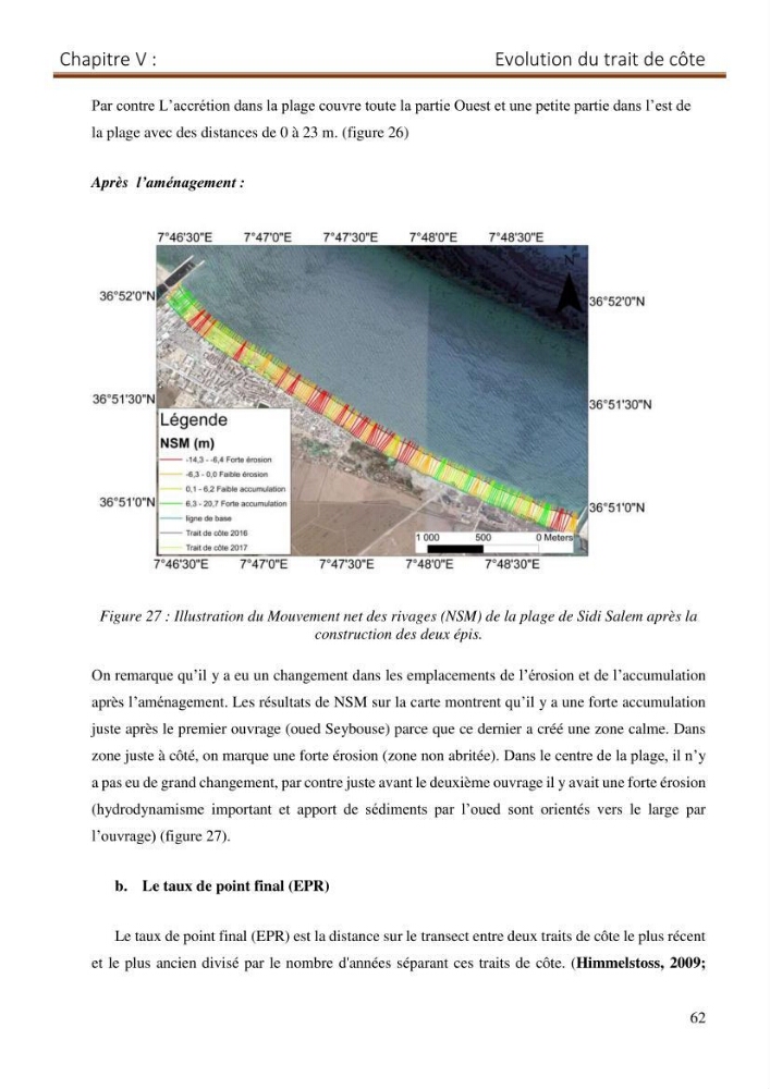 Contribution a la connaissance de la morphologie et de la dynamique sedimentaire du littoral Est de l\'Algerie