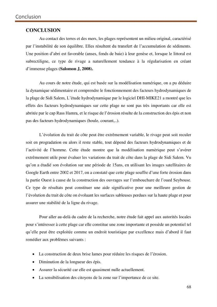 Contribution a la connaissance de la morphologie et de la dynamique sedimentaire du littoral Est de l\'Algerie