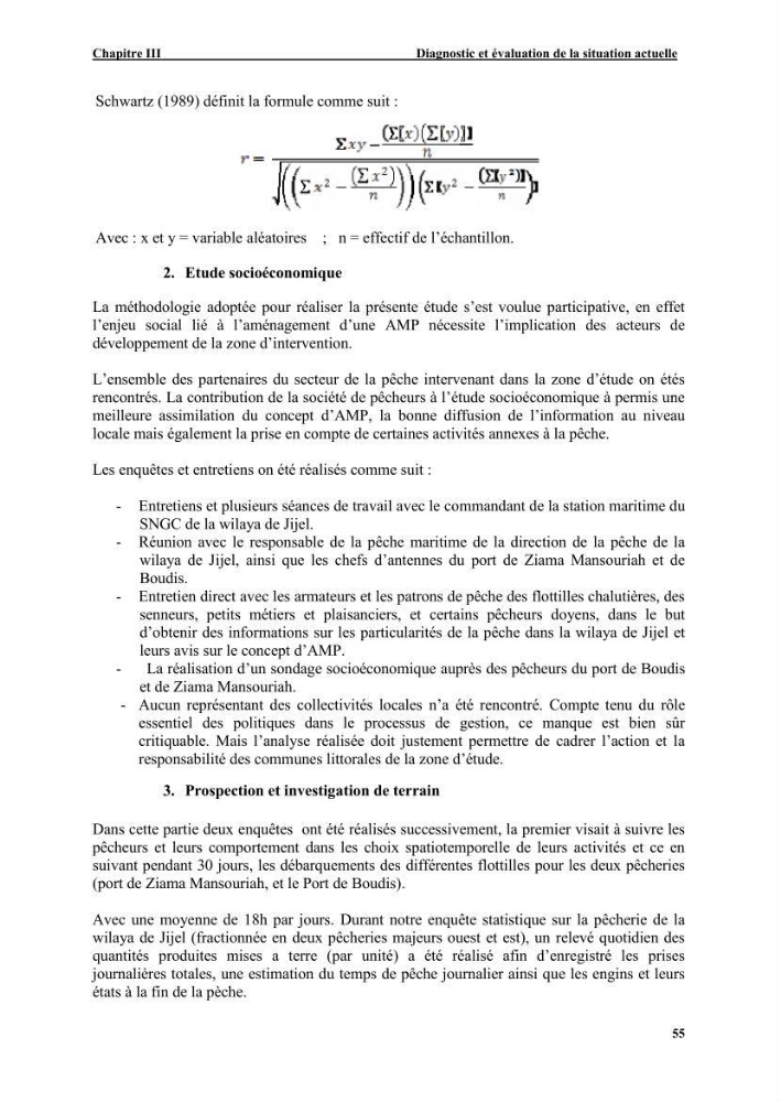 Etude de la pêcherie de Jijel: interaction avec l\'aire marine de Taza (wilaya de Jijel)