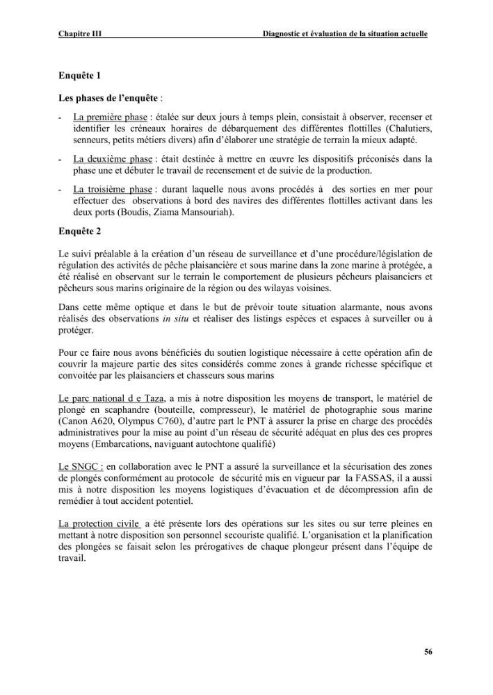 Etude de la pêcherie de Jijel: interaction avec l\'aire marine de Taza (wilaya de Jijel)