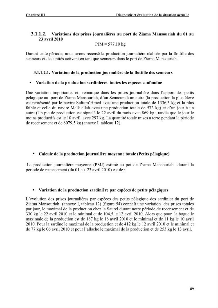 Etude de la pêcherie de Jijel: interaction avec l\'aire marine de Taza (wilaya de Jijel)