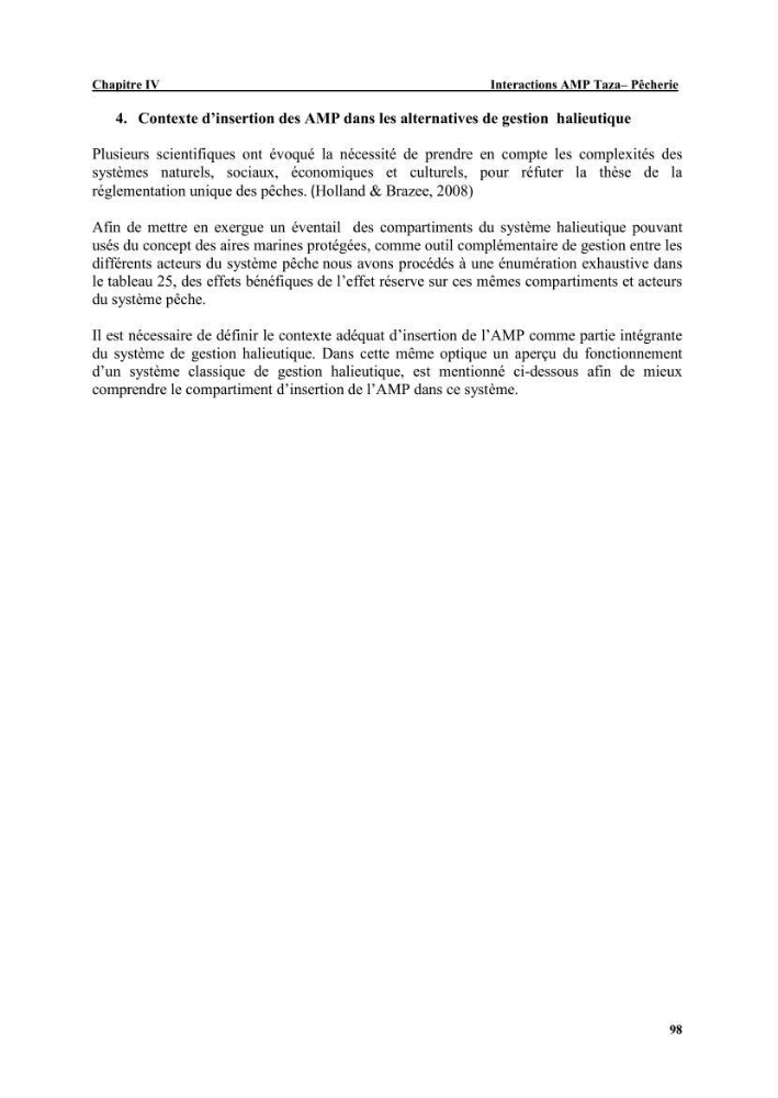 Etude de la pêcherie de Jijel: interaction avec l\'aire marine de Taza (wilaya de Jijel)