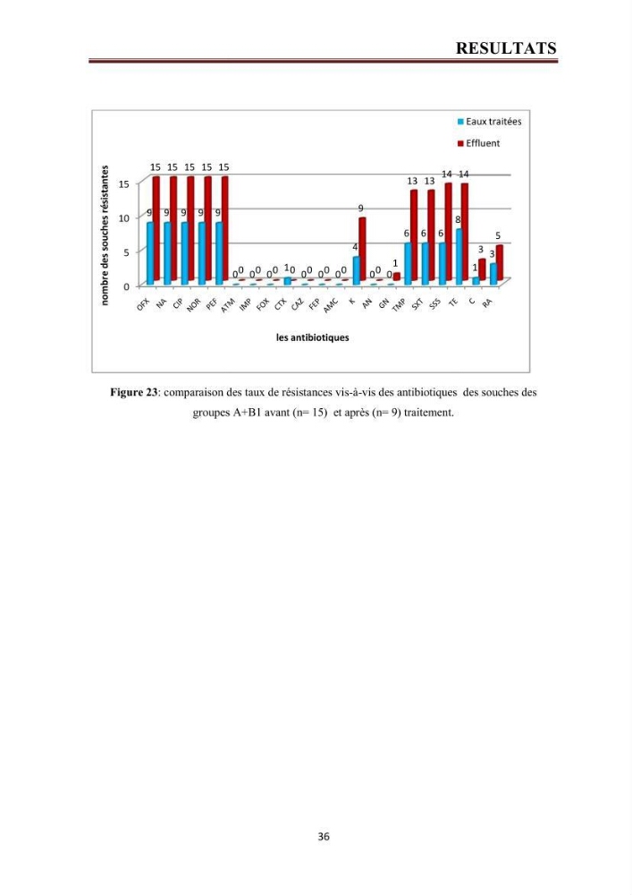 Phylogènie des souches d\'E. coli résistantes aux fluoroquinolones isolées au niveau de la station d\'épuration de Boumerdes