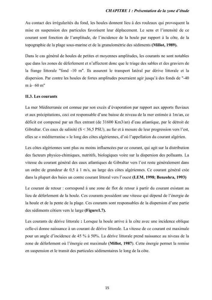 Etude des forçages des courants côtiers et des transports sédimentaires pour la compréhension du phénomène de l\'ensablement portuaire
