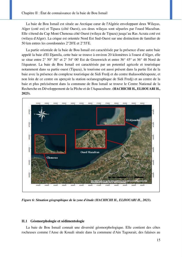 Impact des événements météo océaniques extrêmes sur l’évolution spatiotemporelle des côtes sableuses de la baie de Bou Ismail